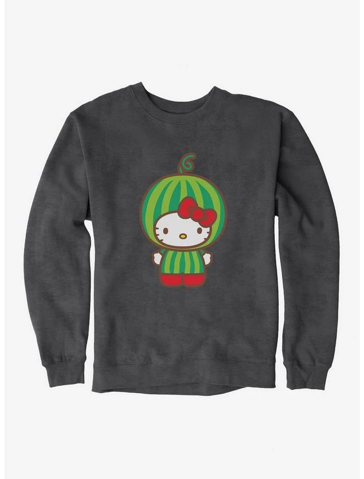 Best Sale ❤️ Hello Kitty Five A Day Watermelon Head Sweatshirt 😀 5 Best Sale ❤️ Hello Kitty Five A Day Watermelon Head Sweatshirt 😀 - Image 3