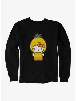 Best Pirce ✨ Hello Kitty Five A Day Wise Pineapple Sweatshirt 🛒 -Cheap Sanrio Store 17218629 hi