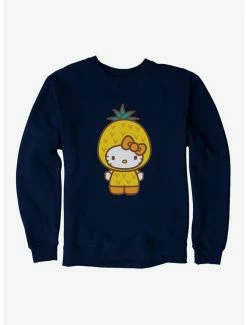 Best Pirce ✨ Hello Kitty Five A Day Wise Pineapple Sweatshirt 🛒 -Cheap Sanrio Store 17218647 hi