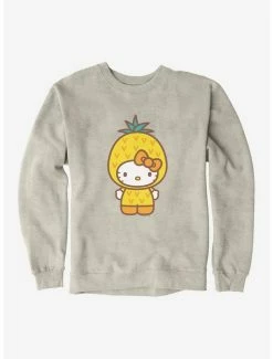 Best Pirce ✨ Hello Kitty Five A Day Wise Pineapple Sweatshirt 🛒 -Cheap Sanrio Store 17218653 hi 1