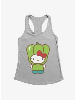 Flash Sale 🔥 Hello Kitty Five A Day Bell Pepper 👧 Girls Tank ❤️ -Cheap Sanrio Store 17220673 hi