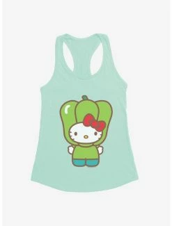 Flash Sale 🔥 Hello Kitty Five A Day Bell Pepper 👧 Girls Tank ❤️ -Cheap Sanrio Store 17220680 hi