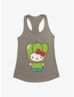 Flash Sale 🔥 Hello Kitty Five A Day Bell Pepper 👧 Girls Tank ❤️ -Cheap Sanrio Store 17220694 hi