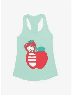 New 😉 Hello Kitty Five A Day Hello Apple 👧 Girls Tank 🔔 -Cheap Sanrio Store 17220764 hi