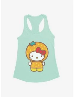 Promo 😉 Hello Kitty Five A Day Orange Outfit 👧 Girls Tank ⌛ -Cheap Sanrio Store 17220890 hi