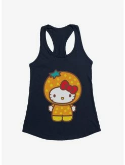 Promo 😉 Hello Kitty Five A Day Orange Outfit 👧 Girls Tank ⌛