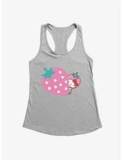 Outlet 😍 Hello Kitty Five A Day Pink Strawberry 👧 Girls Tank 🌟 -Cheap Sanrio Store 17220967 hi