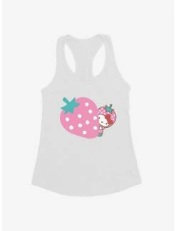 Outlet 😍 Hello Kitty Five A Day Pink Strawberry 👧 Girls Tank 🌟 -Cheap Sanrio Store 17220995 hi