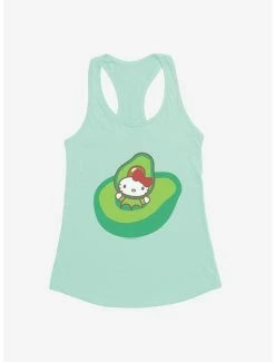 Cheap ❤️ Hello Kitty Five A Day Playing In Avacado 👧 Girls Tank 🔔 -Cheap Sanrio Store 17221016 hi