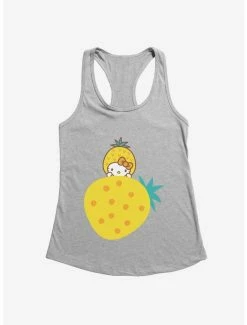 Budget 😍 Hello Kitty Five A Day Rising Pineapple 👧 Girls Tank 🔔 -Cheap Sanrio Store 17221093 hi