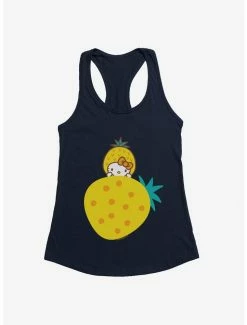 Budget 😍 Hello Kitty Five A Day Rising Pineapple 👧 Girls Tank 🔔 -Cheap Sanrio Store 17221107 hi