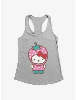 Brand new 🤩 Hello Kitty Five A Day Strawberry Hat 👧 Girls Tank 🤩 -Cheap Sanrio Store 17221177 hi
