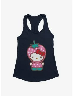 Brand new 🤩 Hello Kitty Five A Day Strawberry Hat 👧 Girls Tank 🤩 -Cheap Sanrio Store 17221191 hi 1