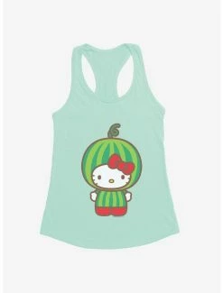 Brand new 🤩 Hello Kitty Five A Day Watermelon Head 👧 Girls Tank 🌟 -Cheap Sanrio Store 17221310 hi