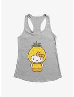 Brand new ⭐ Hello Kitty Five A Day Wise Pineapple 👧 Girls Tank 💯 -Cheap Sanrio Store 17221387 hi
