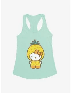 Brand new ⭐ Hello Kitty Five A Day Wise Pineapple 👧 Girls Tank 💯 -Cheap Sanrio Store 17221394 hi