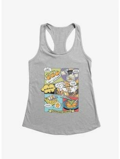 Discount 🤩 Gudetama Comic Strip 👧 Girls Tank 💯 -Cheap Sanrio Store 17239579 hi