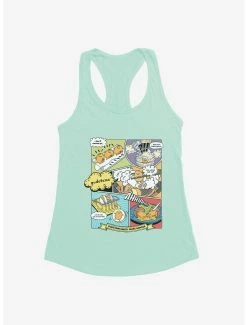 Discount 🤩 Gudetama Comic Strip 👧 Girls Tank 💯 -Cheap Sanrio Store 17239586 hi