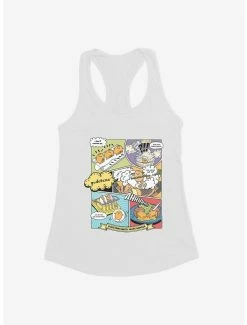 Discount 🤩 Gudetama Comic Strip 👧 Girls Tank 💯 -Cheap Sanrio Store 17241507 hi