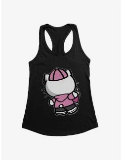 Coupon 👍 Hello Kitty Pink Back 👧 Girls Tank 🎁 -Cheap Sanrio Store 17256281 hi