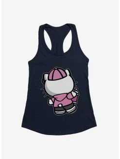Coupon 👍 Hello Kitty Pink Back 👧 Girls Tank 🎁 -Cheap Sanrio Store 17256302 hi