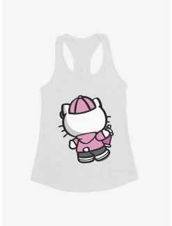 Coupon 👍 Hello Kitty Pink Back 👧 Girls Tank 🎁 -Cheap Sanrio Store 17256316 hi