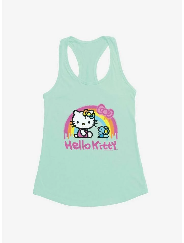 Brand new 🎁 Hello Kitty Rainbow Graffiti 👧 Girls Tank 🎁 8 Brand new 🎁 Hello Kitty Rainbow Graffiti 👧 Girls Tank 🎁 - Image 6