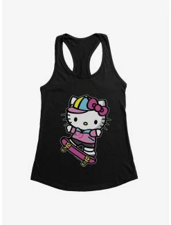 Coupon ❤️ Hello Kitty Skateboard 👧 Girls Tank 👏 -Cheap Sanrio Store 17256491 hi