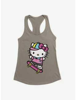 Coupon ❤️ Hello Kitty Skateboard 👧 Girls Tank 👏