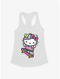Coupon ❤️ Hello Kitty Skateboard 👧 Girls Tank 👏 -Cheap Sanrio Store 17256526 hi