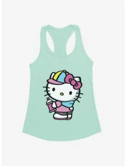 Wholesale ✨ Hello Kitty Spray Can Side 👧 Girls Tank ✔️ -Cheap Sanrio Store 17256631 hi
