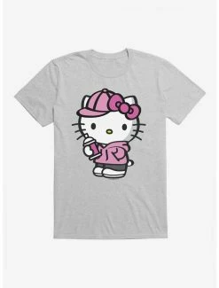 Hot Sale ⭐ Hello Kitty Pink Front T-Shirt 🎉 -Cheap Sanrio Store 17257602 hi