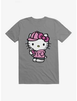 Hot Sale ⭐ Hello Kitty Pink Front T-Shirt 🎉 -Cheap Sanrio Store 17257638 hi
