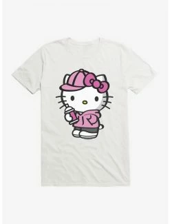 Hot Sale ⭐ Hello Kitty Pink Front T-Shirt 🎉 -Cheap Sanrio Store 17257656 hi