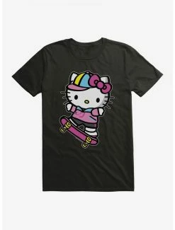 Coupon 👍 Hello Kitty Skateboard T-Shirt 💯 -Cheap Sanrio Store 17257971 hi