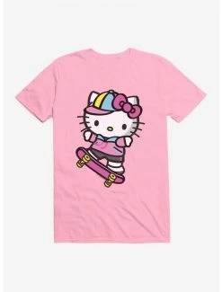 Coupon 👍 Hello Kitty Skateboard T-Shirt 💯 -Cheap Sanrio Store 17257989 hi