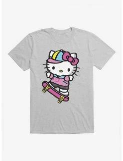 Coupon 👍 Hello Kitty Skateboard T-Shirt 💯 -Cheap Sanrio Store 17257998 hi
