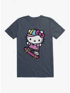 Coupon 👍 Hello Kitty Skateboard T-Shirt 💯 -Cheap Sanrio Store 17258007 hi