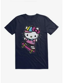 Coupon 👍 Hello Kitty Skateboard T-Shirt 💯 -Cheap Sanrio Store 17258025 hi