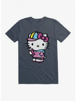 Coupon 🔔 Hello Kitty Spray Can Front T-Shirt ✔️ -Cheap Sanrio Store 17258205 hi