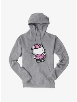 Best Pirce 🧨 Hello Kitty Pink Back Hoodie 🎉