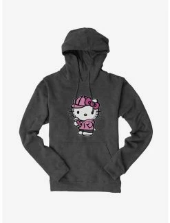 Promo 🤩 Hello Kitty Pink Front Hoodie 🎉 -Cheap Sanrio Store 17258568 hi