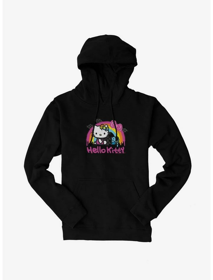New 🛒 Hello Kitty Rainbow Graffiti Hoodie 🎁 8 New 🛒 Hello Kitty Rainbow Graffiti Hoodie 🎁 - Image 6