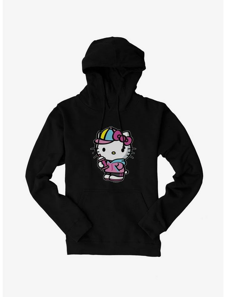 Wholesale 🔔 Hello Kitty Spray Can Front Hoodie ⌛ 4 Wholesale 🔔 Hello Kitty Spray Can Front Hoodie ⌛ - Image 2