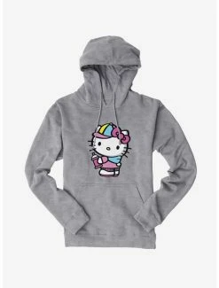 Flash Sale 👍 Hello Kitty Spray Can Side Hoodie ⌛