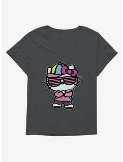 Flash Sale 👏 Hello Kitty Cool Kitty 👧 Girls T-Shirt Plus Size 🎁