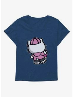 Best Sale 🛒 Hello Kitty Pink Back 👧 Girls T-Shirt Plus Size ✨ -Cheap Sanrio Store 17259202 hi