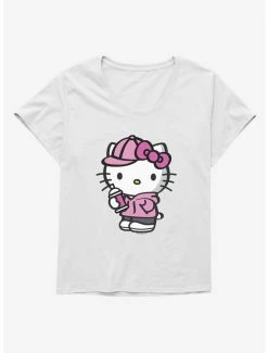 Best Pirce 🌟 Hello Kitty Pink Front 👧 Girls T-Shirt Plus Size 👍 -Cheap Sanrio Store 17259265 hi
