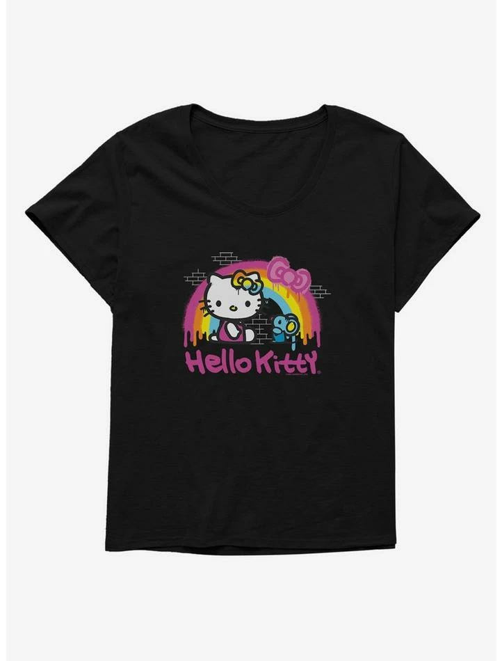 Top 10 🌟 Hello Kitty Rainbow Graffiti 👧 Girls T-Shirt Plus Size 🛒 7 Top 10 🌟 Hello Kitty Rainbow Graffiti 👧 Girls T-Shirt Plus Size 🛒 - Image 5