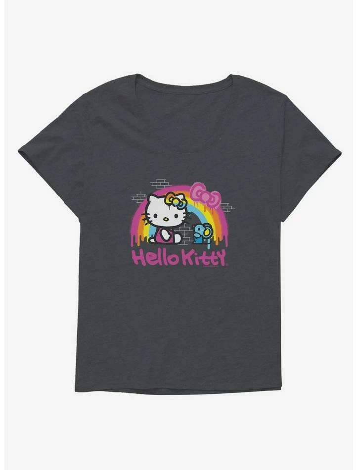 Top 10 🌟 Hello Kitty Rainbow Graffiti 👧 Girls T-Shirt Plus Size 🛒 6 Top 10 🌟 Hello Kitty Rainbow Graffiti 👧 Girls T-Shirt Plus Size 🛒 - Image 4